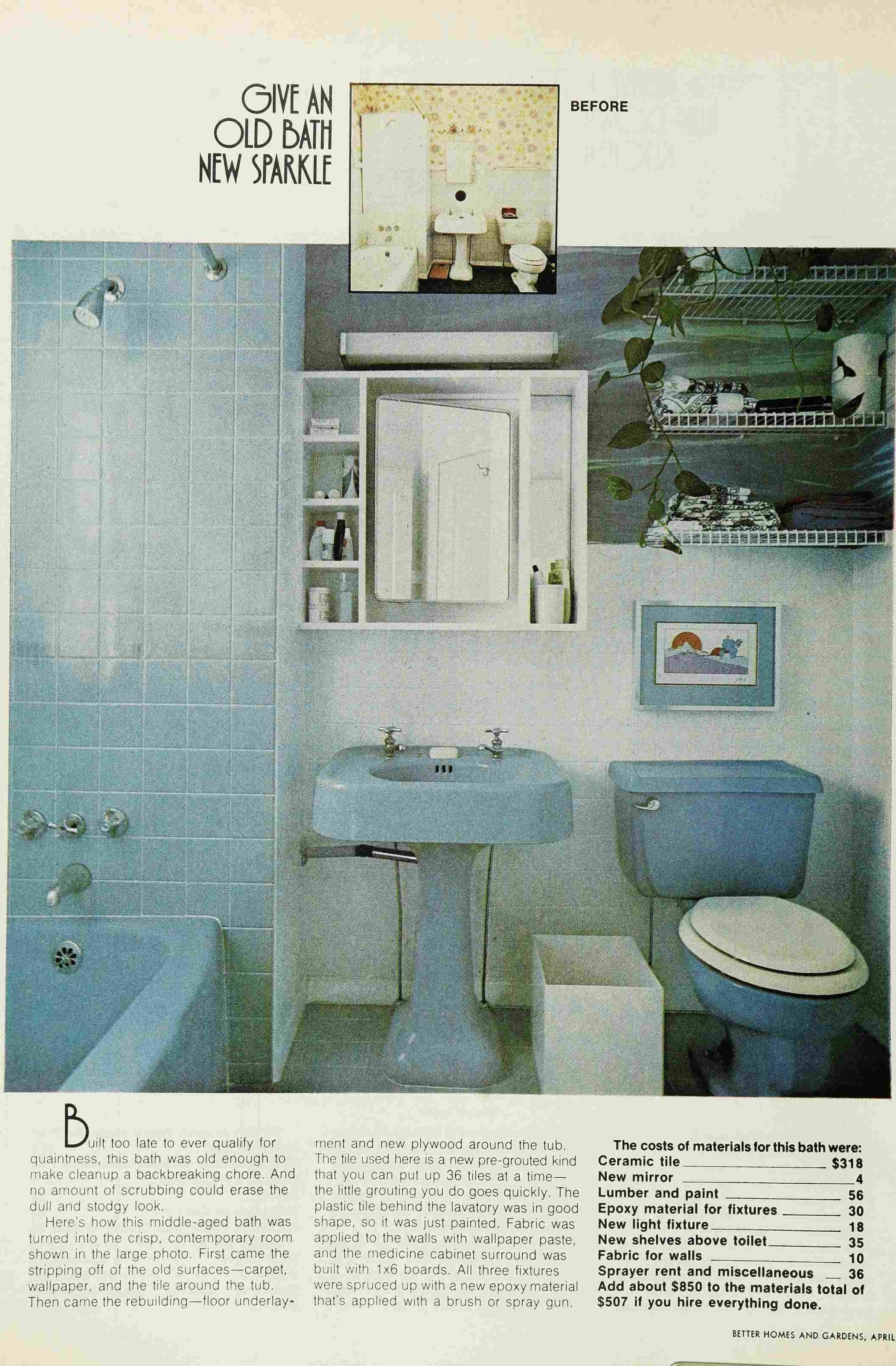 image of 1970s bathroom