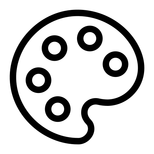 icon of atrists plastic palette 