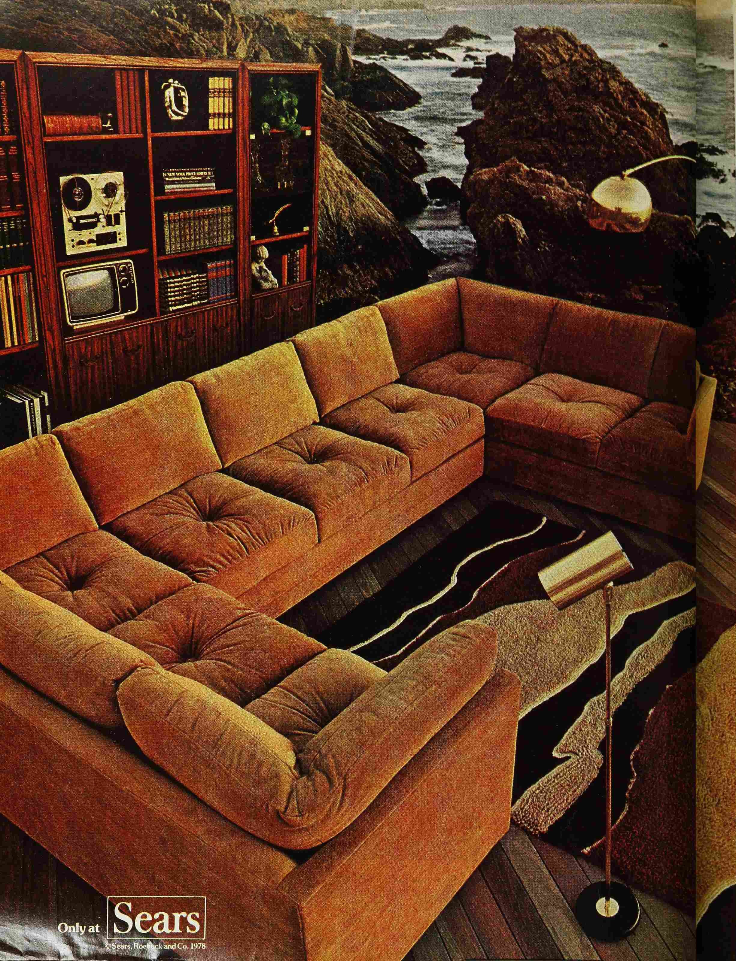 image of 1970s living room