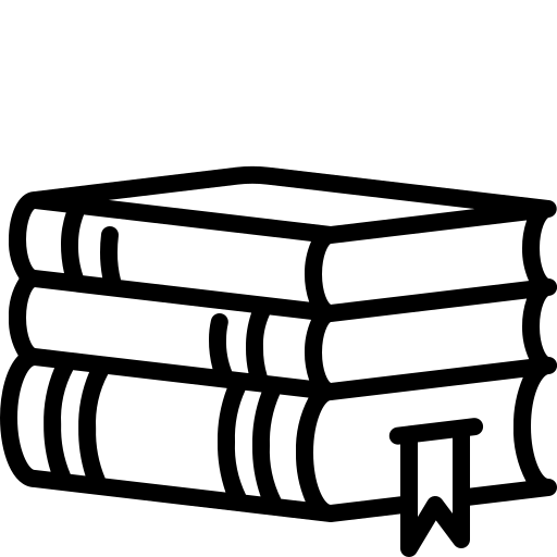 icon representing stacked magazines for archive expansion and collection building